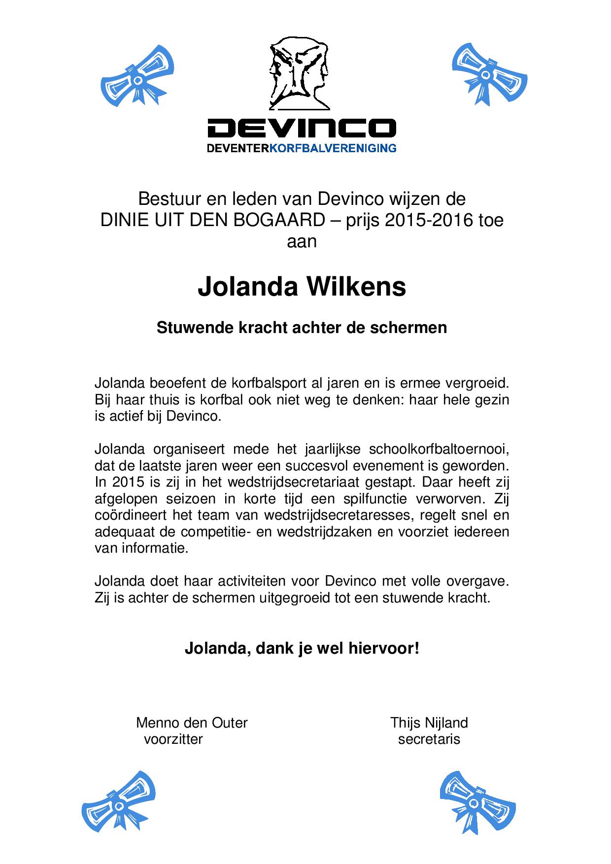 DudB prijs 2016 JolandaWilkens